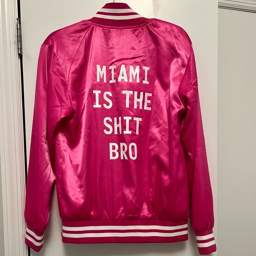 “MIAMI IS THE SHIT BRO”  Bomber jacket